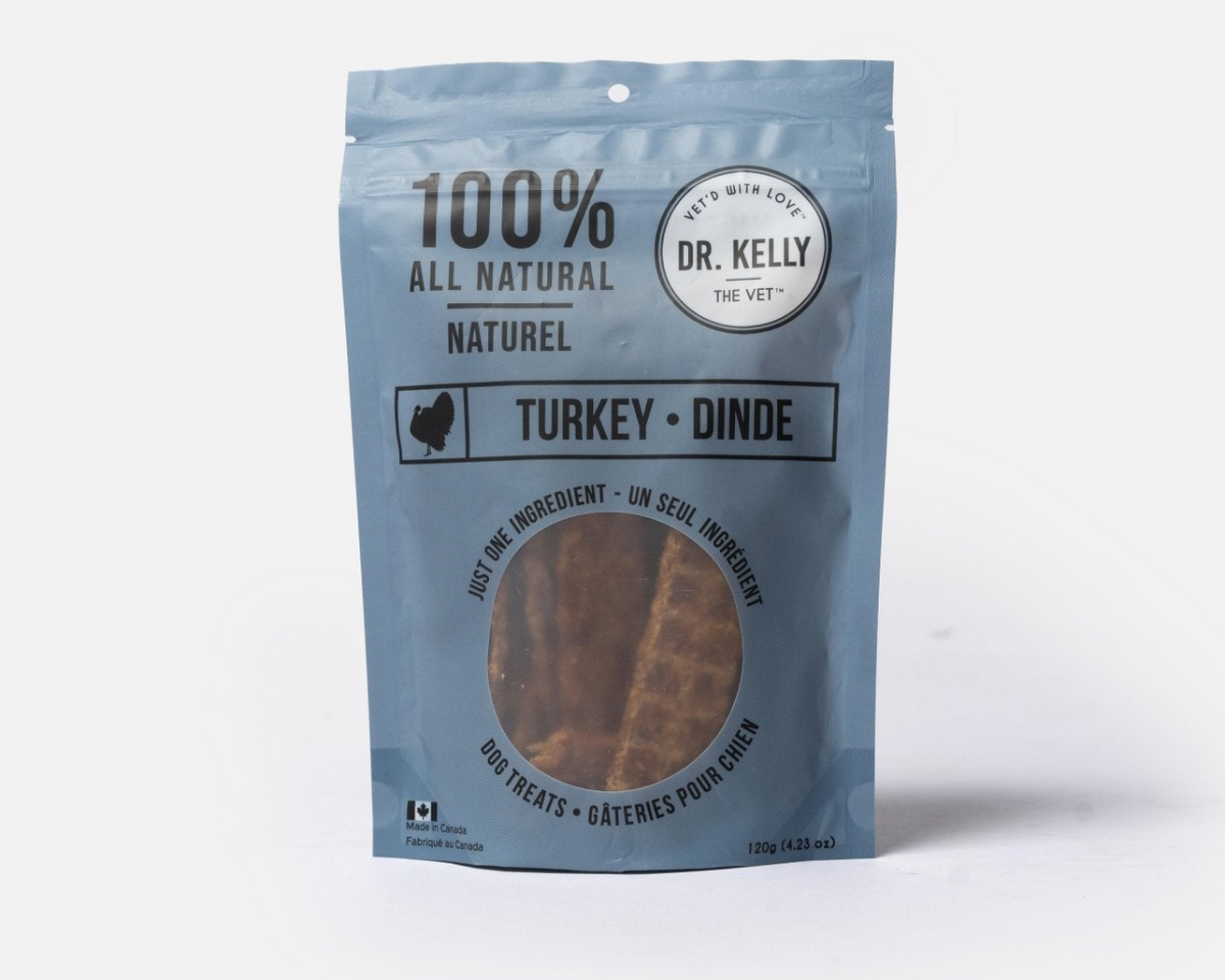 Dr. Kelly The Vet 100% Natural Dog Treats - Turkey