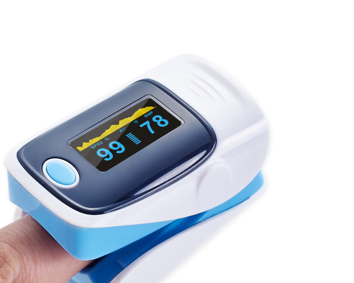 Fingertip Pulse Oximeter And Blood Oxygen Saturation Monitor With LED Display