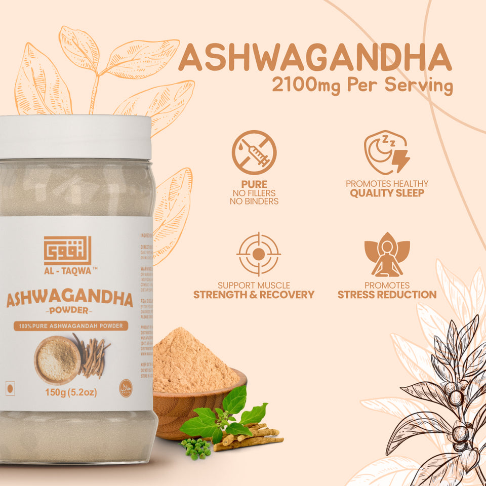 Ashwaganda Powder -150g (5.2oz) × 12