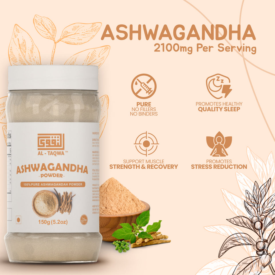 Ashwaganda Powder -150g (5.2oz) × 12